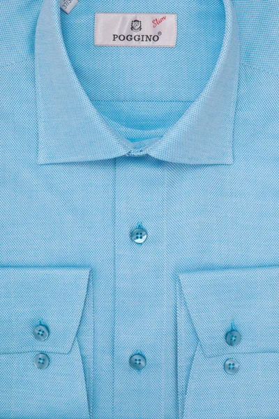 Camicia Uomo Imballaggio Primo Piano Macro Vista Dall Alto — Foto Stock