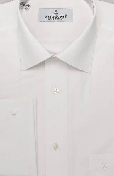 Camisa Masculina Embalagem Close Macro Vista Superior — Fotografia de Stock