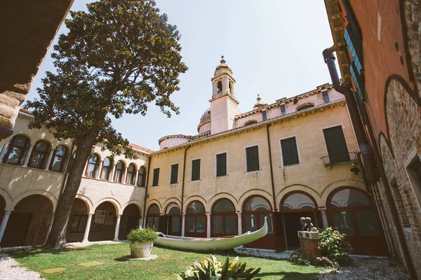 Italie Est Vieille Ville Historique Venise Cour Ancien Bâtiment Est — Photo gratuite