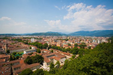 6 Temmuz 2013. İtalya Brescia şehir. Eski Avrupa şehir Brescia yaz aylarında Lombardiya Bölgesi.