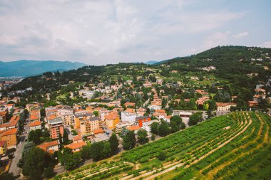6 Temmuz 2013. İtalya Brescia şehir. Eski Avrupa şehir Brescia yaz aylarında Lombardiya Bölgesi.