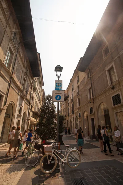 Ιουλίου 2013 Ιταλία Πόλη Της Μπρέσια Παλιά Ευρωπαϊκή Πόλη Της — Φωτογραφία Αρχείου