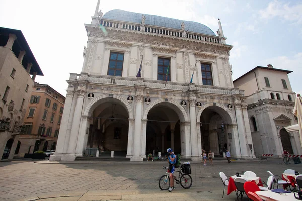 Julio 2013 Italia Ciudad Brescia Antigua Ciudad Europea Brescia Región — Foto de Stock