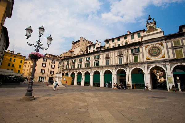 Julio 2013 Italia Ciudad Brescia Antigua Ciudad Europea Brescia Región — Foto de Stock