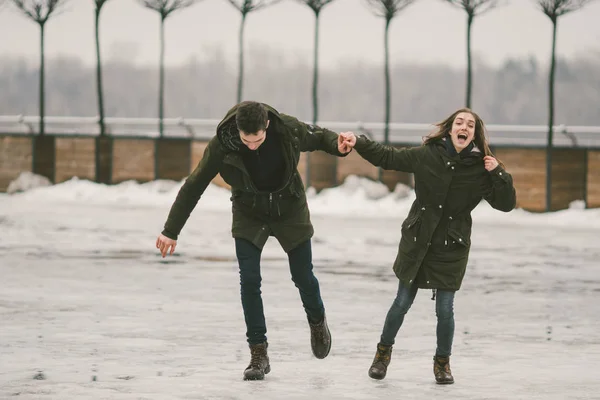 Tema Dåligt Väder Vintern Upptining Våren Dålig Snö Borttagning Arbete — Stockfoto