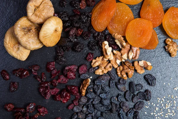 Temat Söt Efterrätt Gjord Naturliga Produkter Utan Socker Makro Närbild — Stockfoto