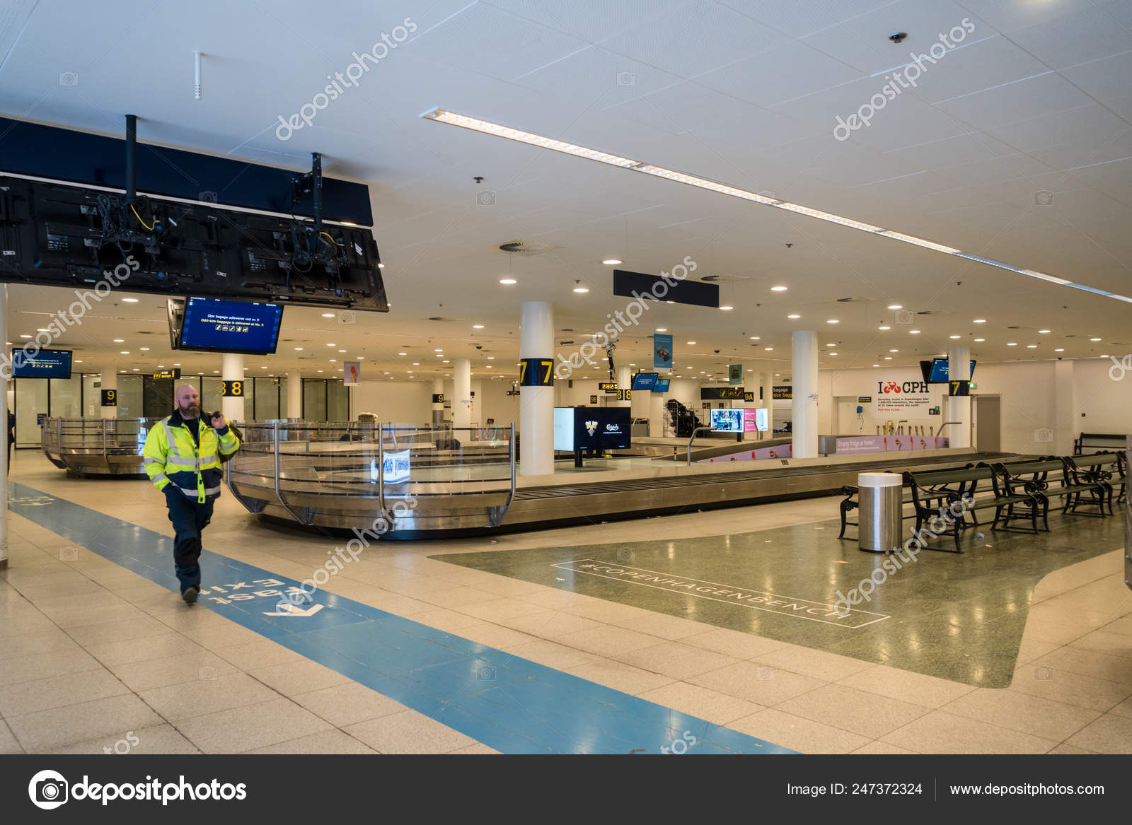 February 2019 Kastrup Airport Denmark Copenhagen Theme Transport