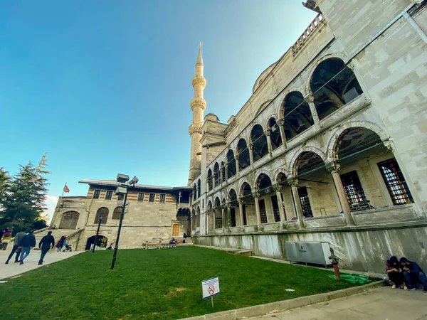 Sultan Ahmet Camii Istanbul Mosquée Bleue Monument Islamique Turc Avec — Photo