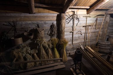 Rus köy evi iç
