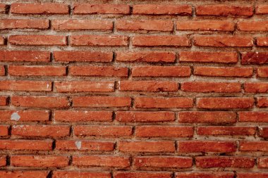 Kırsal eski kırmızı tuğla duvar dokusu arkaplanı