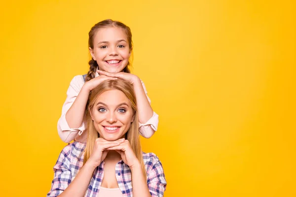 Offspring Emotion Expressing Concept Close Portrait Cheerful Excited Funny Funky — Stock Photo, Image