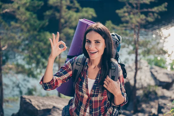 Adorable beautiful nice lovely cute cheerful girl, wearing casua — Stock Photo, Image