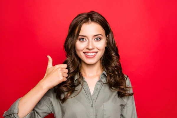 Dulce Hermosa Guapa Elegante Mujer Joven Moda Blusa Con Sonrisa —  Fotos de Stock