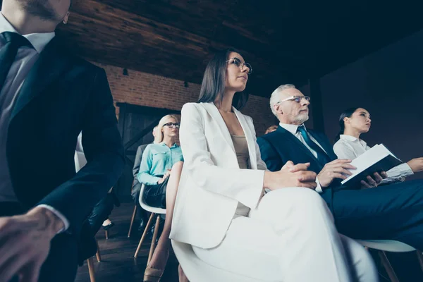 Start Project Toespraak Pak Uitvoerende Strategie Concept Foto Van Nauwe — Stockfoto