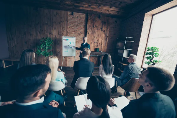 Grafiek Grafiek Grafische Statistieken Statistieken Verslag Mentor Klasse Les Onderwijs — Stockfoto