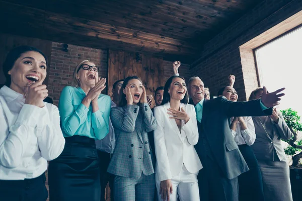 Omg Wow Avergonzó Los Espectadores Confundidos Concepto Audiencia Funky Situación — Foto de Stock