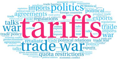 Tarifeler kelime bulut beyaz bir arka plan üzerinde. 