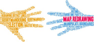 Beyaz bir arka plan üzerinde kelime bulut yolsuzluğun içinde harita çizim. 