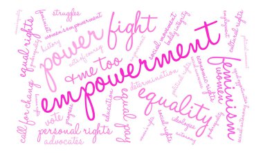 güçlendirme kelime bulutu