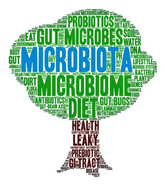 Microbiota kelime bulutu