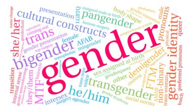 Cinsiyet kelime bulutu