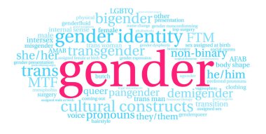 Cinsiyet kelime bulutu