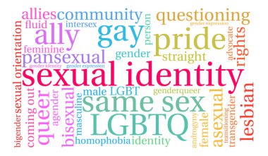 Cinsel kimlik kelime bulutu