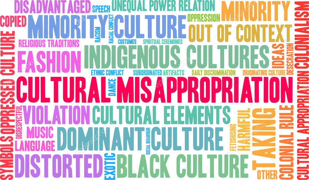 Cultural Misappropriation Word Cloud