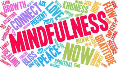 Mindfulness kelime bulutu