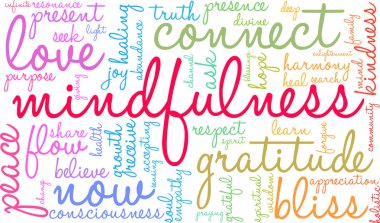 Mindfulness kelime bulutu
