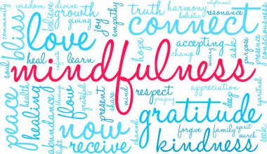 Mindfulness kelime bulutu