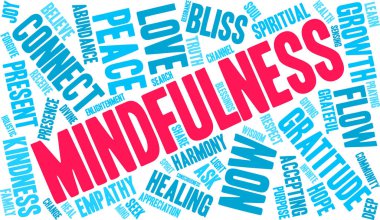 Mindfulness kelime bulutu