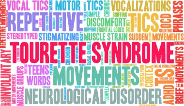 Tourette sendromu kelime bulutu