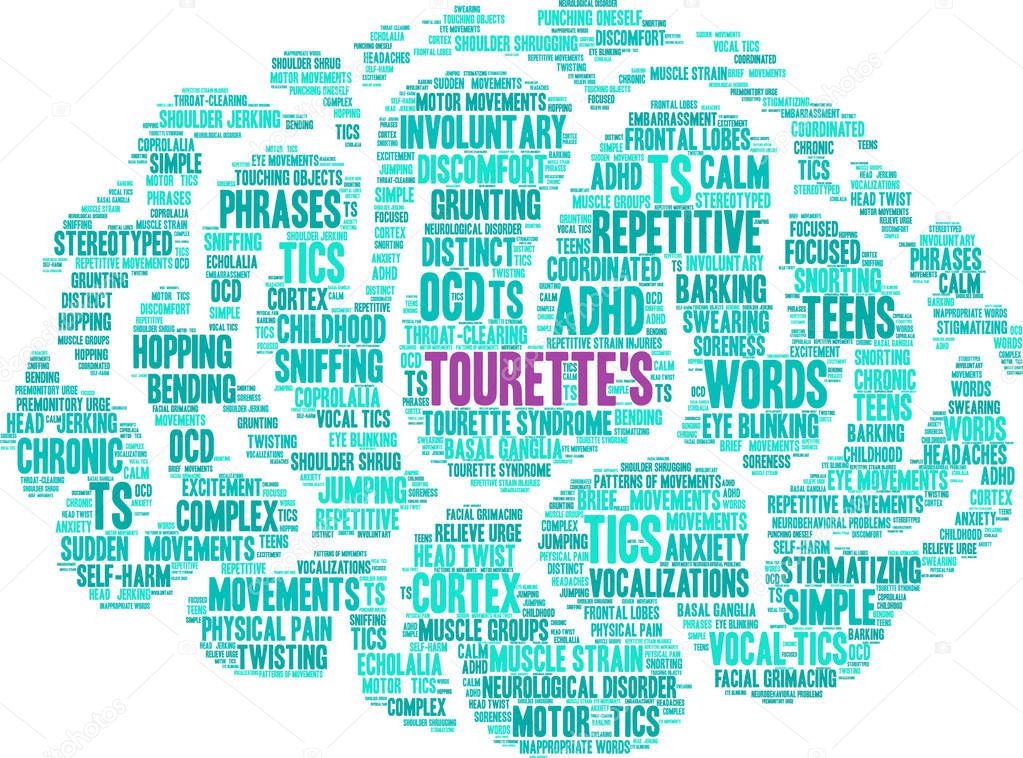 Tourette's Word Cloud 