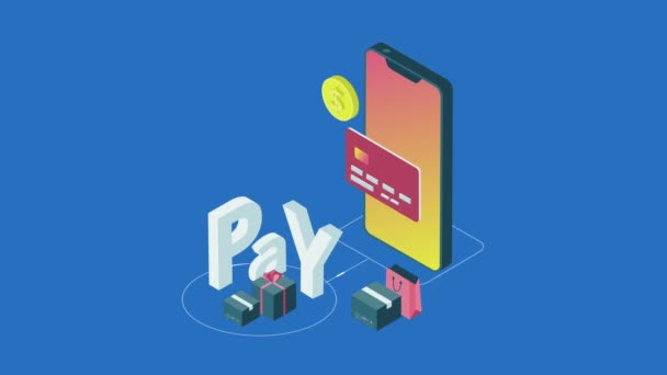 オンライン支払い — ストック動画