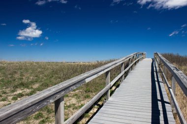 Cape Cod (Massachusetts) de Sandwitch boardwalk plaj)