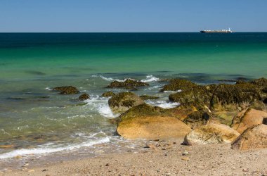 Cape Cod (Massachusetts) de Sandwitch boardwalk plaj)