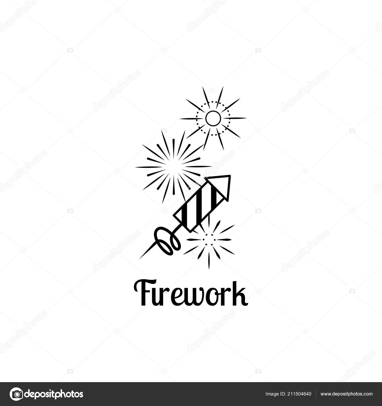 Firework Company Logo Stock Vector C Ssstocker 211504640