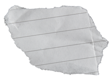 Saydam arkaplan üzerine yırtılmış kağıt parçası, kağıt kesiği tasarım ögesi