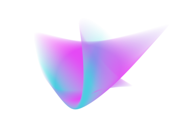 Abstract pink and blue light beam wave with glowing motion blur effect isolated on transparent background for overlay and digital design