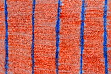 Turuncu pastel kalem karalama dokusu arkaplanı