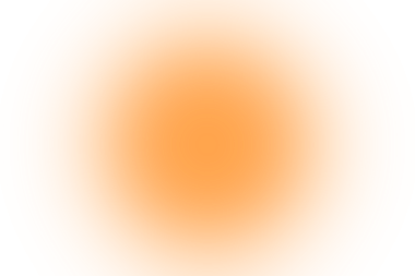 Glowing orange light overlay background, blurry color circle