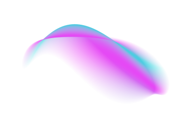 Abstract pink and blue light beam wave with glowing motion blur effect isolated on transparent background for overlay and digital design