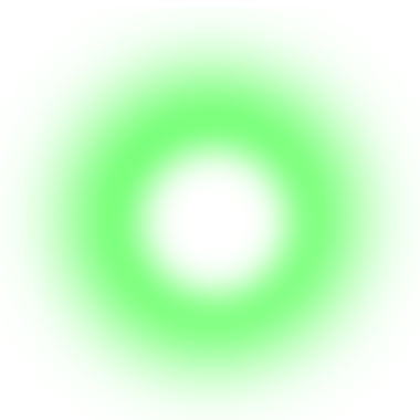 Glowing green light effect, blur glowing circle round shape, gradient design element