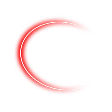 Neon red frame png. Glowing frame on transparent background