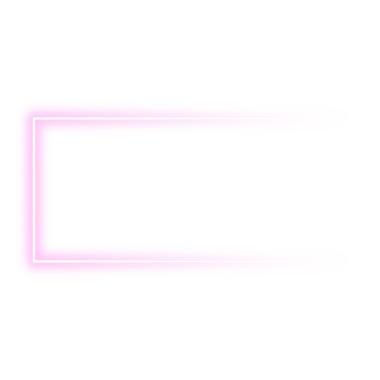 Neon pink frame png. Glowing frame on transparent background