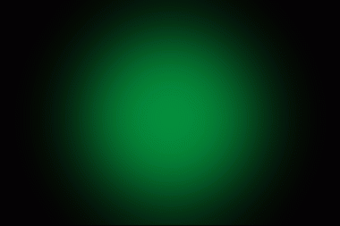 Glowing green light overlay background, blurry color circle