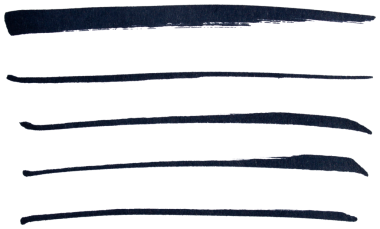 Hand drawn black marker brush strokes set, abstract ink lines collection for underline, highlight, text divider, design element, doodle sketch, isolated simple shapes on transparent background