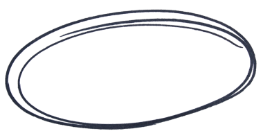 Hand drawn black marker circle sketch, abstract ink oval stroke for highlight, emphasis, underline, business note, doodle design, isolated simple round shape element on transparent background