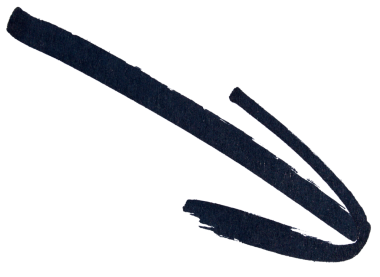 Hand drawn black arrow sketch with marker brush stroke, abstract ink pointer symbol for direction, business design, doodle icon, simple isolated sign element on transparent background